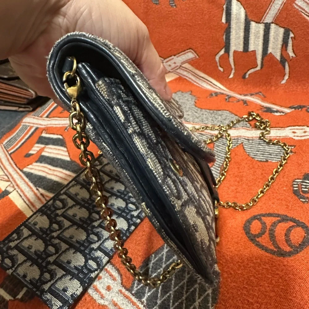 Dior Small Saddle Pouch with Chain - Picture 6 of 15